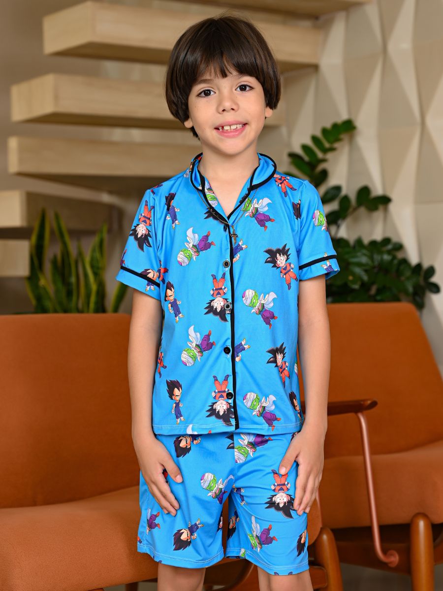 Pijaminha Infantil Tipo Short - Dragon Ball  - Cópia (1)