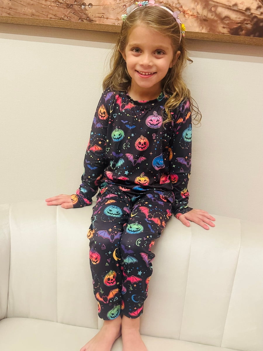 Pijaminha Infantil Tradicional Calça Manga Longa - Halloween