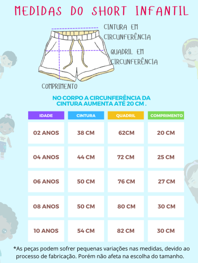 Pijaminha Infantil Short - Personagens Disney 