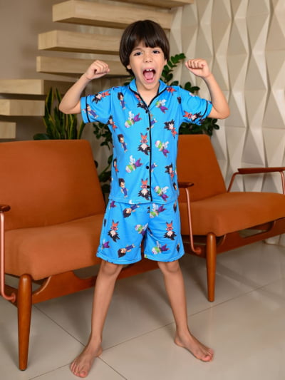 Pijaminha Infantil Tipo Short - Dragon Ball  - Cópia (1)