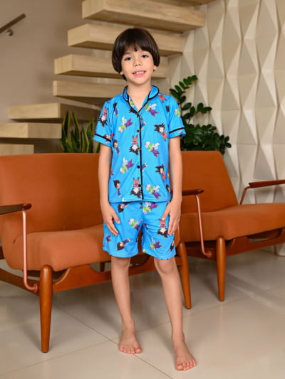Pijaminha Infantil Tipo Short - Dragon Ball  - Cópia (1)