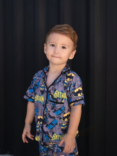 Pijaminha Infantil Short (masculino) Batman