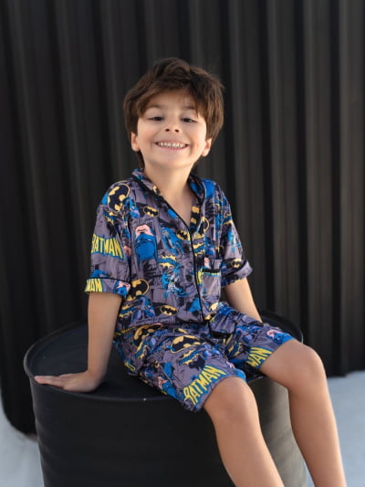 Pijaminha Infantil Short (masculino) Batman