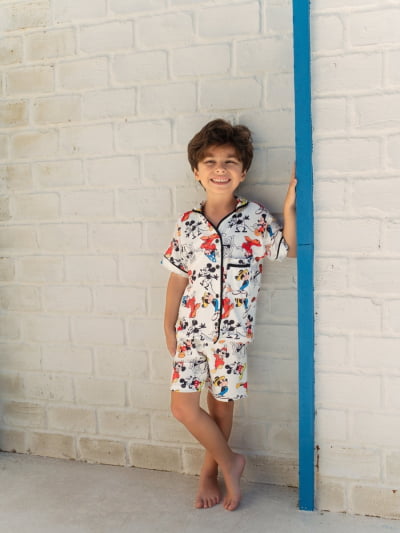 Pijaminha Infantil Short (masculino) Magic Mickey 