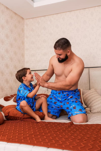 Pijama Pai e Filho - Homem Aranha 