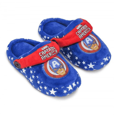 Pantufa Infantil Masculino - Capitão América