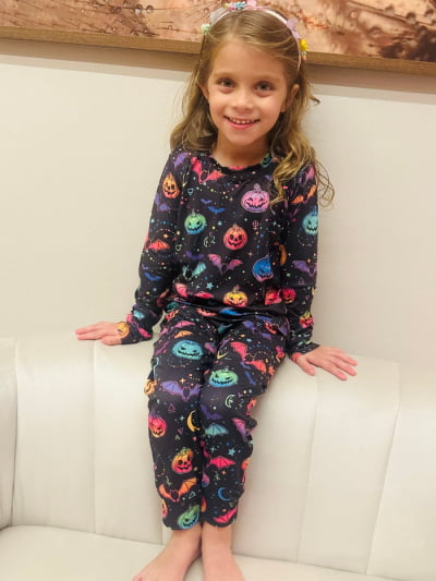 Pijaminha Infantil Tradicional Calça Manga Longa - Halloween