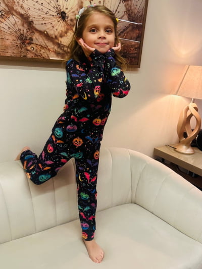 Pijaminha Infantil Tradicional Calça Manga Longa - Halloween