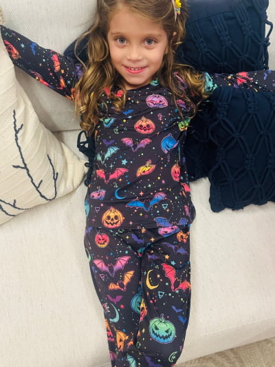 Pijaminha Infantil Tradicional Calça Manga Longa - Halloween